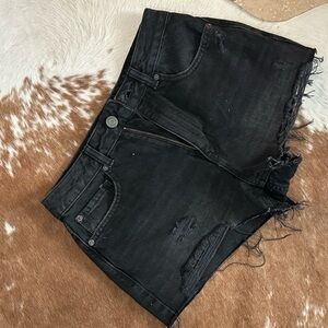 Garage Black Jean Shorts
